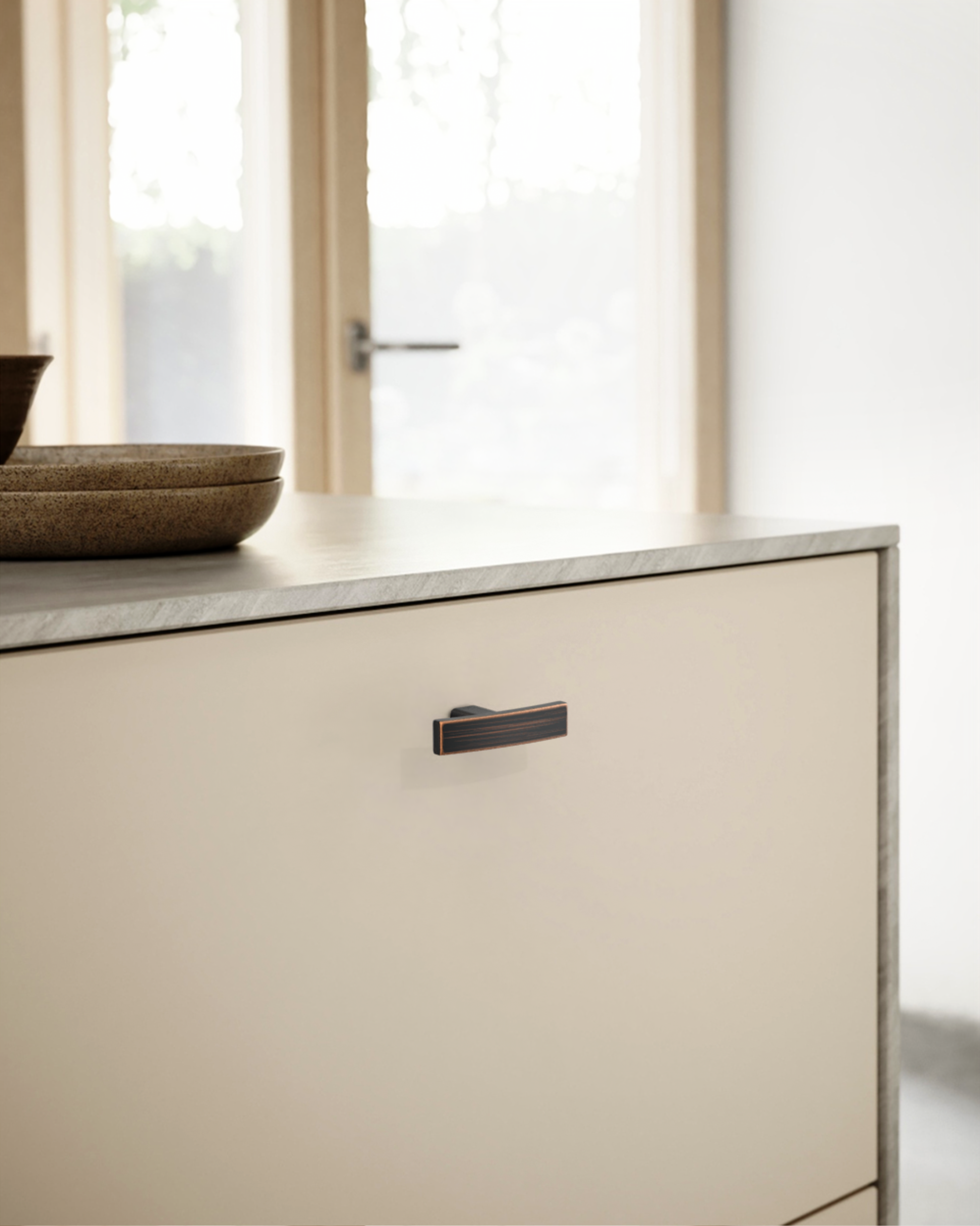 DESIGN1896 Brushed Gold Cabinet Knobs – Easy to Install, Perfect for Modern Drawers & Cabinets