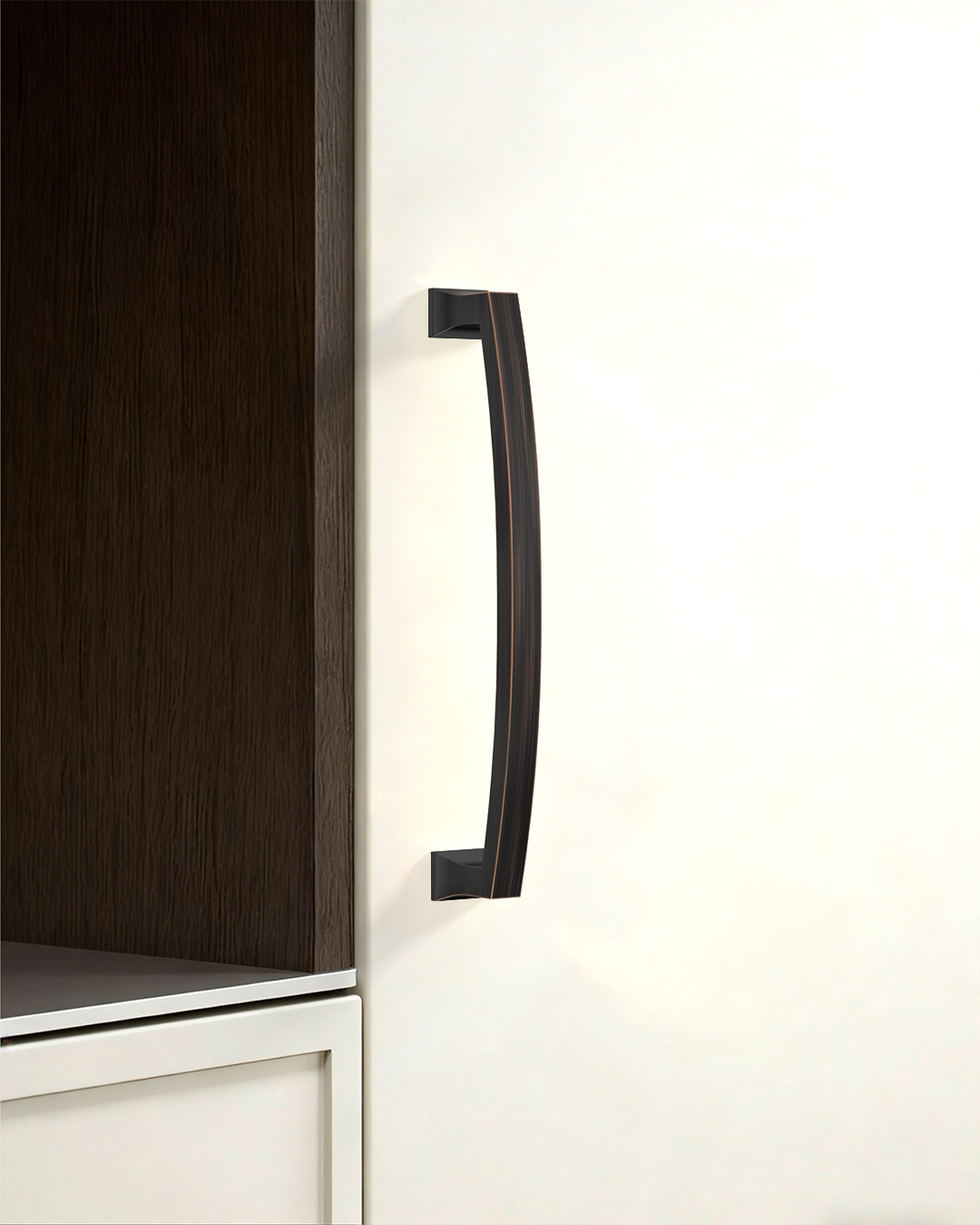 DESIGN3781 Champagne Bronze Arch Cabinet Handles | Drawer Pulls for Cabinets, Closets & Drawers