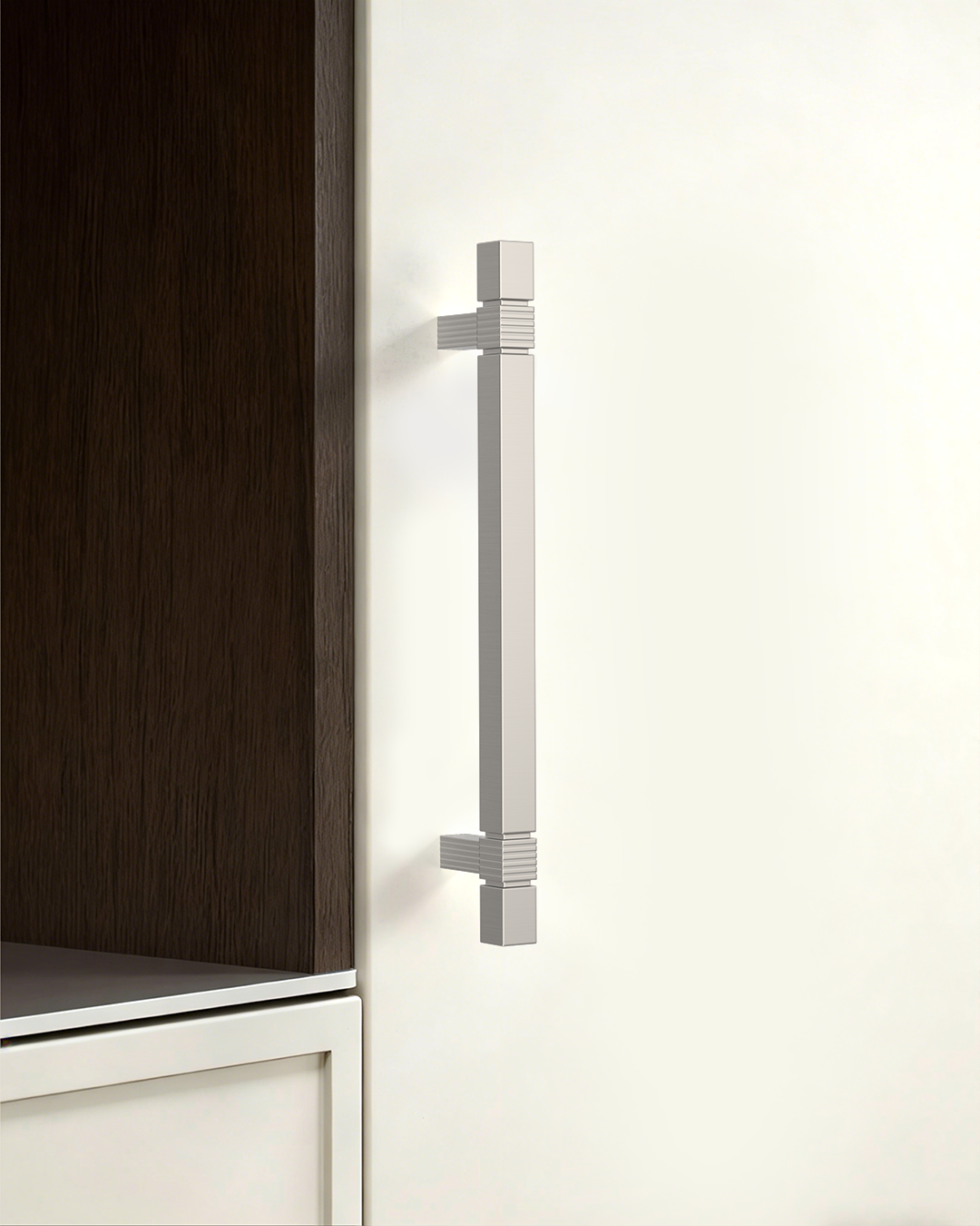 DESIGN3909 Champagne Bronze Cabinet Pulls | Square Cabinet Handles for Cabinets & Drawers