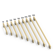 DESIGN2008 Solid Cabinet Handles – Modern Rectangle Pulls for Cabinets, Drawers & Closets