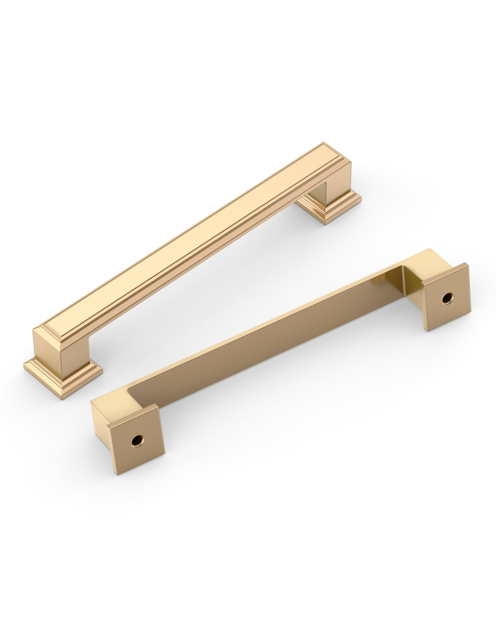 DESIGN2044 Brushed Gold Cabinet Handles | Minimalist Modern Design for Kitchen & Bathroom