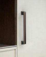 DESIGN2044 Heavy-Duty Transitional Handles for White Cabinets & Shaker Drawers | 3-3/4" Cabinet Pulls, Brushed Gold