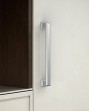 DESIGN2044 Heavy-Duty Transitional Handles for White Cabinets & Shaker Drawers | 3-3/4" Cabinet Pulls, Brushed Gold