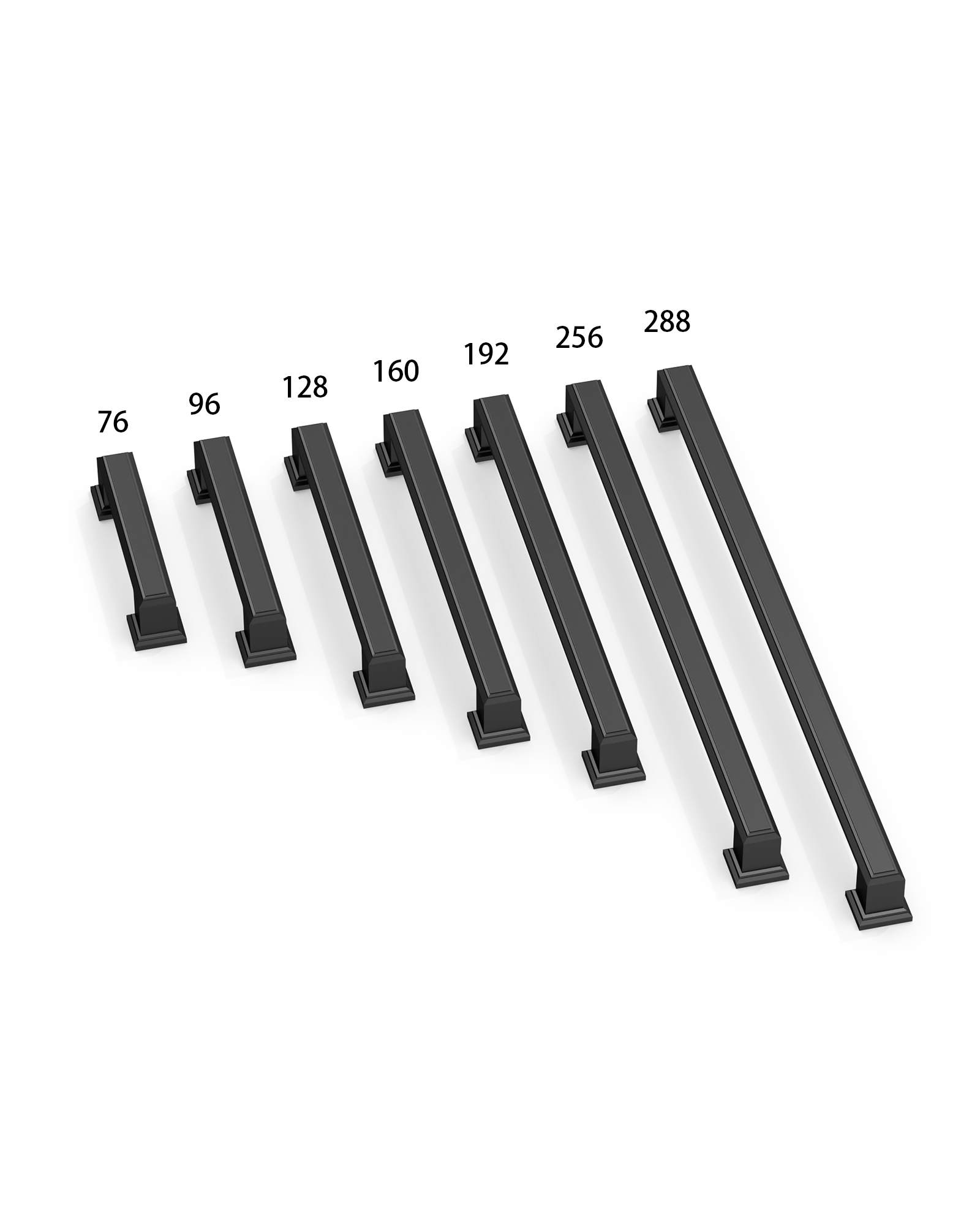 DESIGN2044 Heavy-Duty Transitional Handles for White Cabinets & Shaker Drawers | 3-3/4" Cabinet Pulls, Brushed Gold