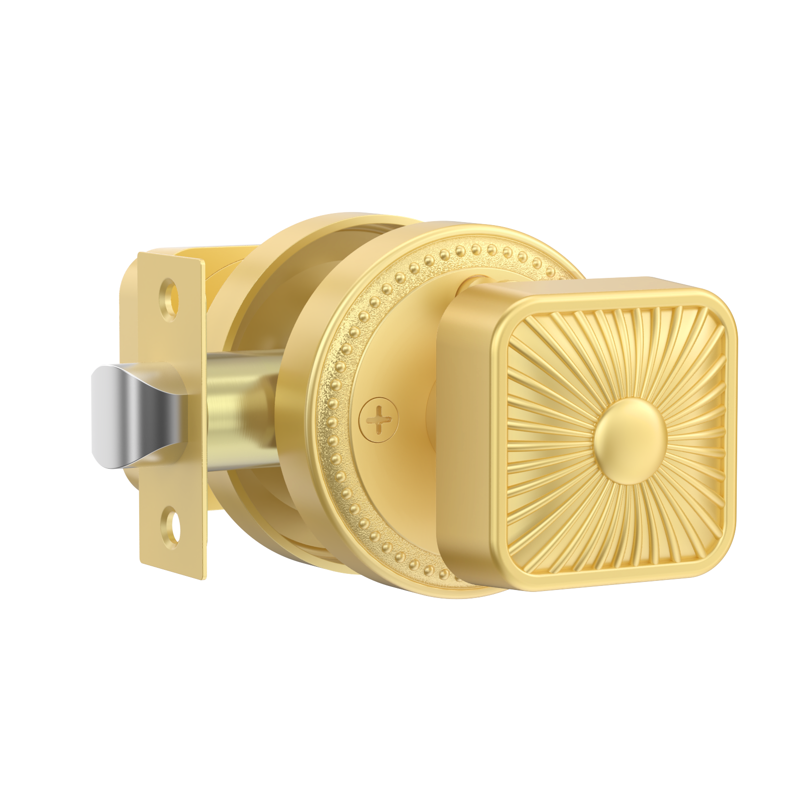 DESIGNZR12 Privacy Door Knobs – Solid Zinc Alloy Knobs for Bedrooms & Bathrooms