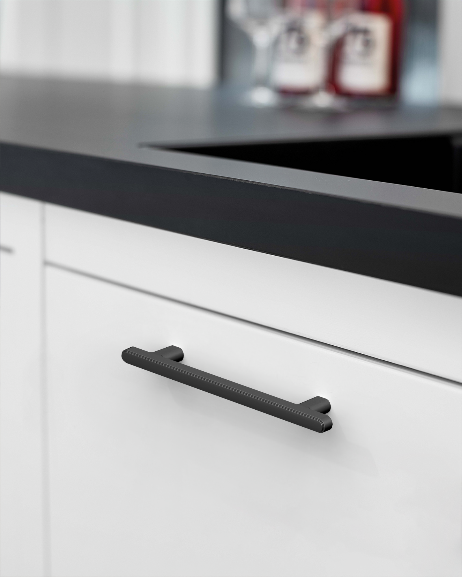 2244-matte-black-cabinet-handles-Installed-on-White-Cabinets