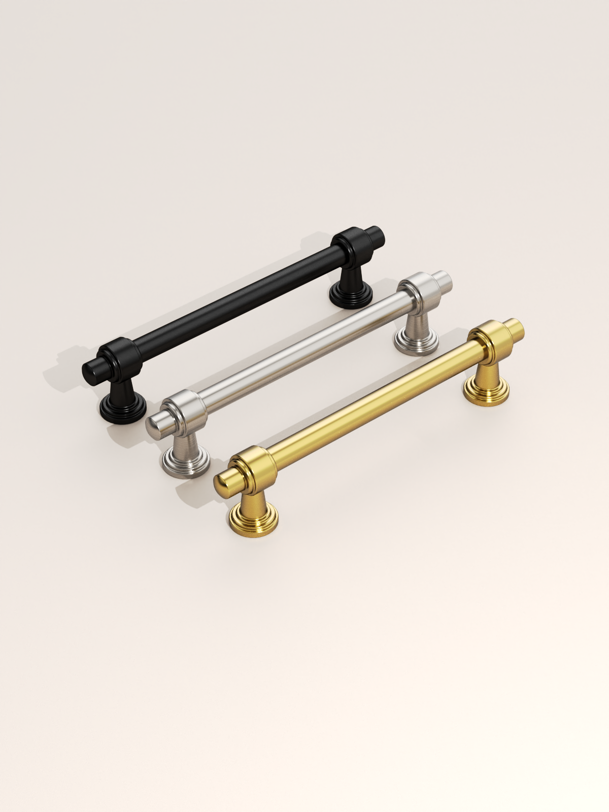DESIGN2249 Modern Cabinet Handles | Straight Bar Drawer Pulls for Kitchen Cabinets, Closets & Dressers