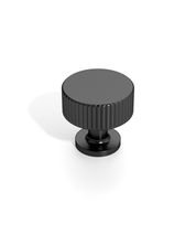 DESIGN2250 Oil Rubbed Bronze Knurled Cylinder Knobs - Heavy-Duty Antique Dresser Hardware | 1" Wide