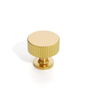 DESIGN2250 Oil Rubbed Bronze Knurled Cylinder Knobs - Heavy-Duty Antique Dresser Hardware | 1" Wide