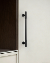 DESIGN2250 Oil Rubbed Bronze Knurled Pulls for Vintage Kitchens | 6-1/4" / 160mm Hole Center