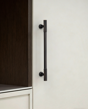 DESIGN2250 Oil Rubbed Bronze Knurled Pulls for Vintage Kitchens | 6-1/4" / 160mm Hole Center