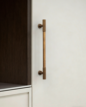 DESIGN2250 Oil Rubbed Bronze Knurled Pulls for Vintage Kitchens | 6-1/4" / 160mm Hole Center