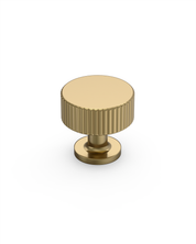 DESIGN2250 Knurled Cylinder Knobs - Heavy-Duty Antique Dresser Hardware | 1" Wide