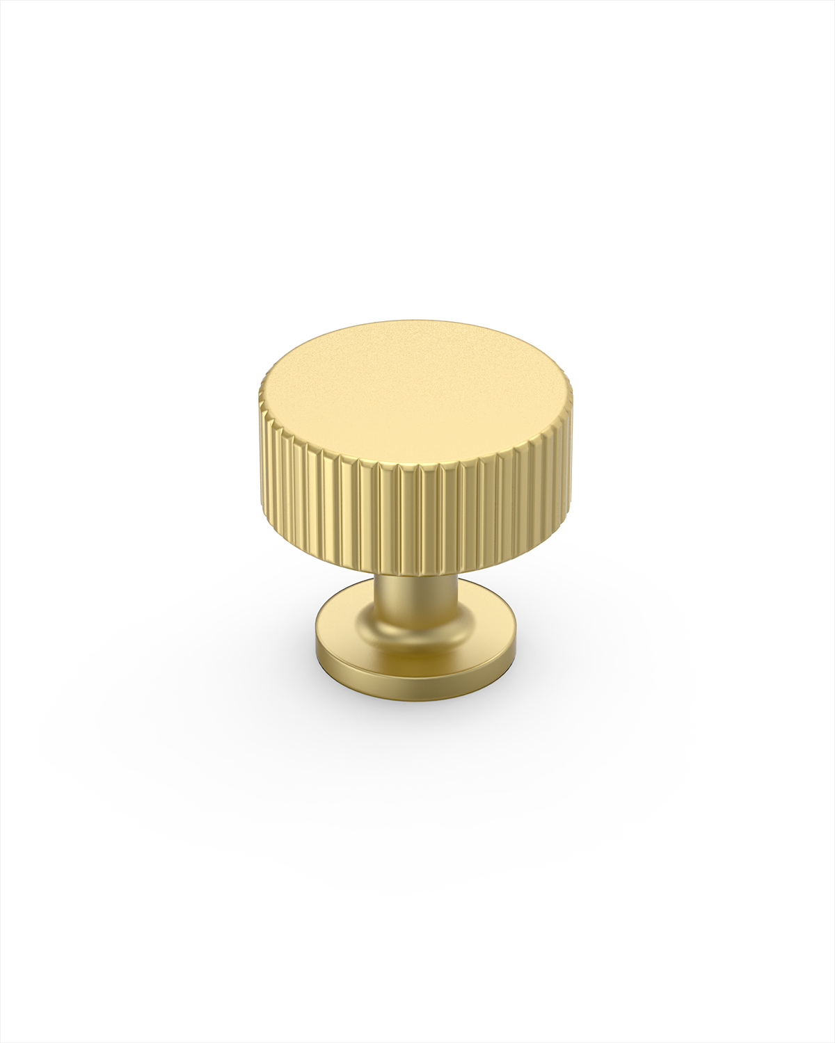 DESIGN2250 Knurled Cylinder Knobs - Heavy-Duty Antique Dresser Hardware | 1" Wide