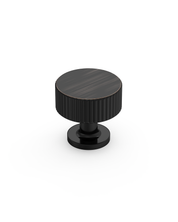 DESIGN2250 Knurled Cylinder Knobs - Heavy-Duty Antique Dresser Hardware | 1" Wide