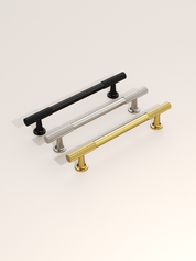 DESIGN2250 Oil Rubbed Bronze Knurled Pulls for Vintage Kitchens | 6-1/4" / 160mm Hole Center