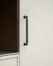 DESIGN2281 Brushed Satin Nickel Ridged Bar Pull for Industrial Kitchens | 5" Heavy-Duty Cabinet Handles