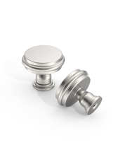 DESIGN2281 Champagne Bronze Cabinet Knobs | 1.3" Round Zinc Drawer & Kitchen Handles