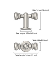 DESIGN2288 T-Bar Knobs for Modern Vanity & Dresser Hardware | 1.8" Length