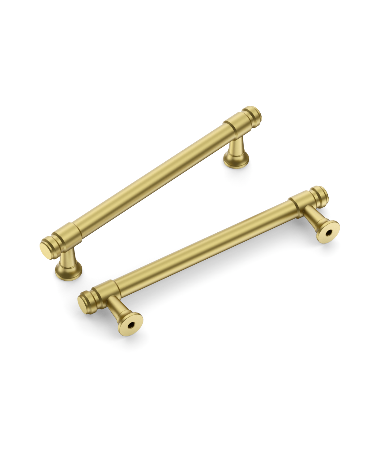 DESIGN2306 Honey Bronze Cabinet Pulls – Industrial-Modern, Ergonomic & Heavy Duty for Light Luxury Kitchen
