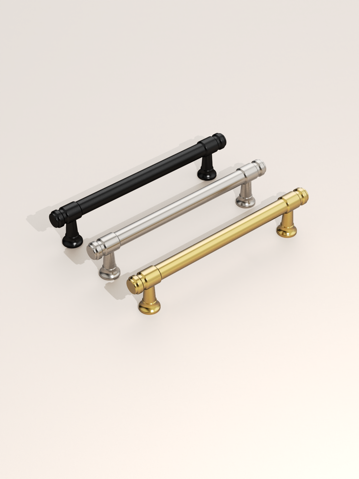 DESIGN2306 Cabinet Pulls – Heavy Duty Solid Kitchen & Drawer Handles