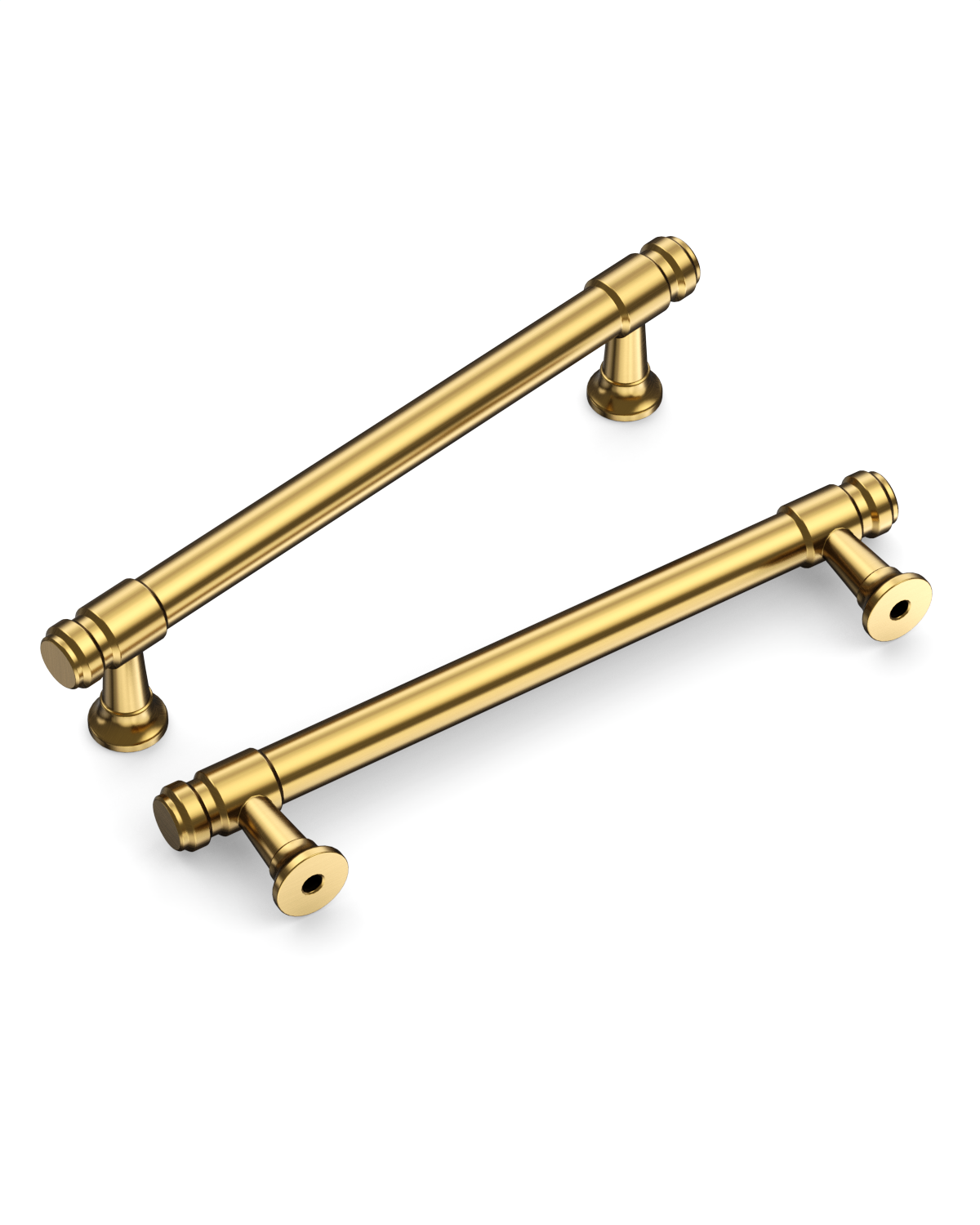 DESIGN2306 Honey Bronze Cabinet Pulls – Industrial-Modern, Ergonomic & Heavy Duty for Light Luxury Kitchen