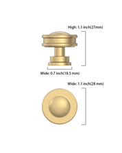 DESIGN2317 Honey Bronze Cabinet Knobs | Solid Zinc Drawer & Door Knobs