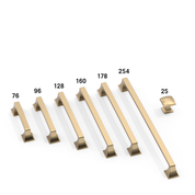 DESIGN2461 Solid Cabinet Handles | Sleek, Durable, and Easy to Install for Cabinets, Drawers & Closets