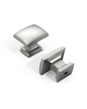 DESIGN2828 Matte Black Square Cabinet Knobs | Single Hole Drawer Knobs for Cabinets