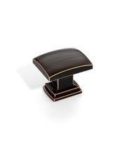 DESIGN2828 Matte Black Square Cabinet Knobs | Single Hole Drawer Knobs for Cabinets