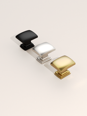 DESIGN2828 Matte Black Square Cabinet Knobs | Single Hole Drawer Knobs for Cabinets