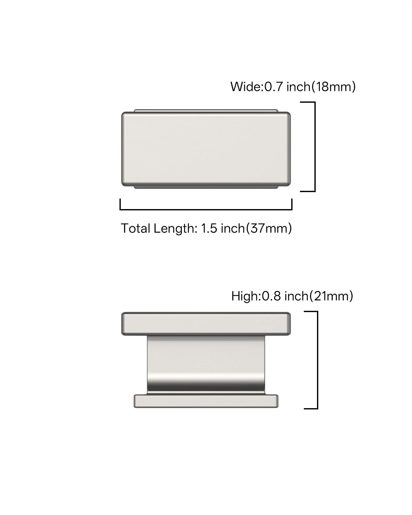 DESIGN2891 Solid Cabinet Knobs – Premium Zinc Alloy, Easy to Install, Long-Lasting Performance