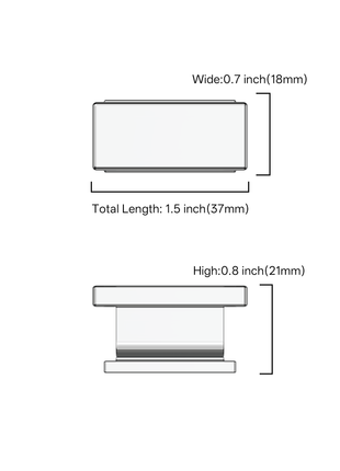 DESIGN2891 Polished Chrome Solid Knob