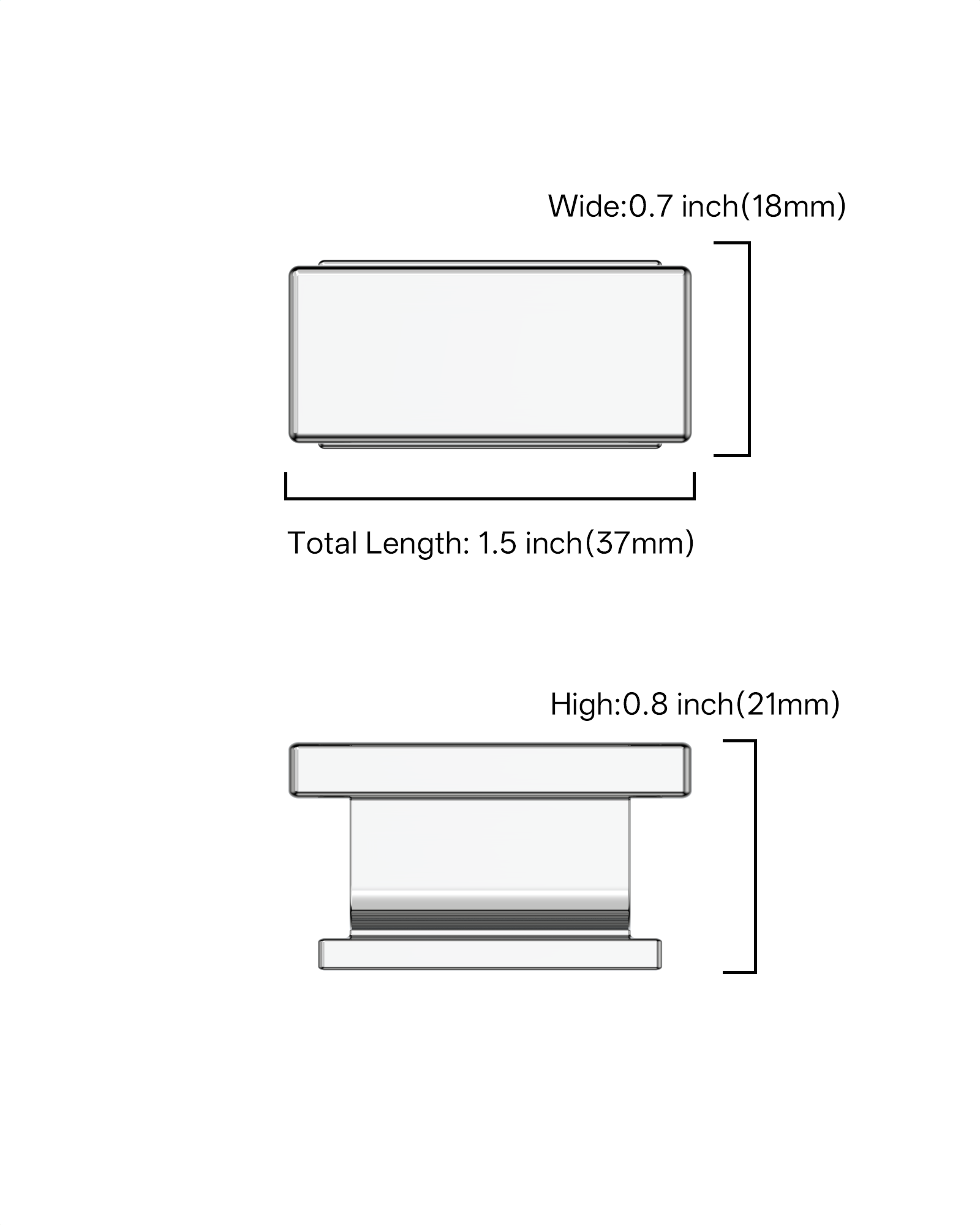 DESIGN2891 Solid Cabinet Knobs – Premium Zinc Alloy, Easy to Install, Long-Lasting Performance
