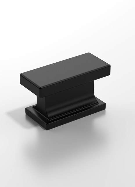 DESIGN2891 Matte Black Solid Knobs