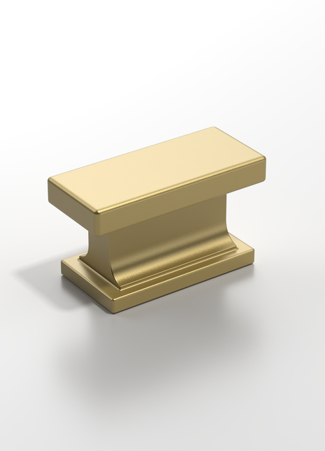 DESIGN2891 Brushed Gold Solid Knob