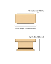 DESIGN2891 Solid Cabinet Knobs – Premium Zinc Alloy, Easy to Install, Long-Lasting Performance