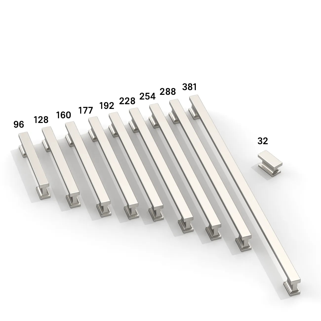 DESIGN2891 Solid Cabinet Handles – Premium Zinc Alloy, Easy to Install, Long-Lasting Performance