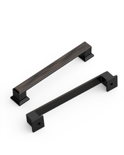 DESIGN2044 Heavy-Duty Transitional Handles for White Cabinets & Shaker Drawers | 3-3/4" Cabinet Pulls, Brushed Gold