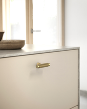 DESIGN4518 Brushed Gold Cabinet Knobs | Modern Knobs for Cabinets, Drawers & Closets