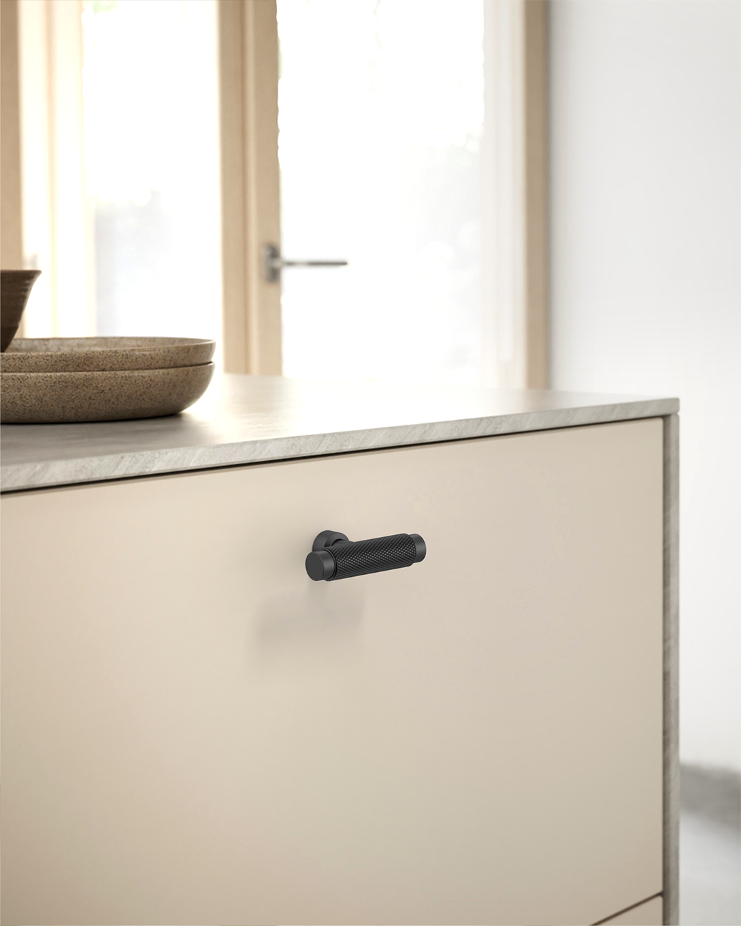 DESIGN4518 Brushed Gold Cabinet Knobs | Modern Knobs for Cabinets, Drawers & Closets