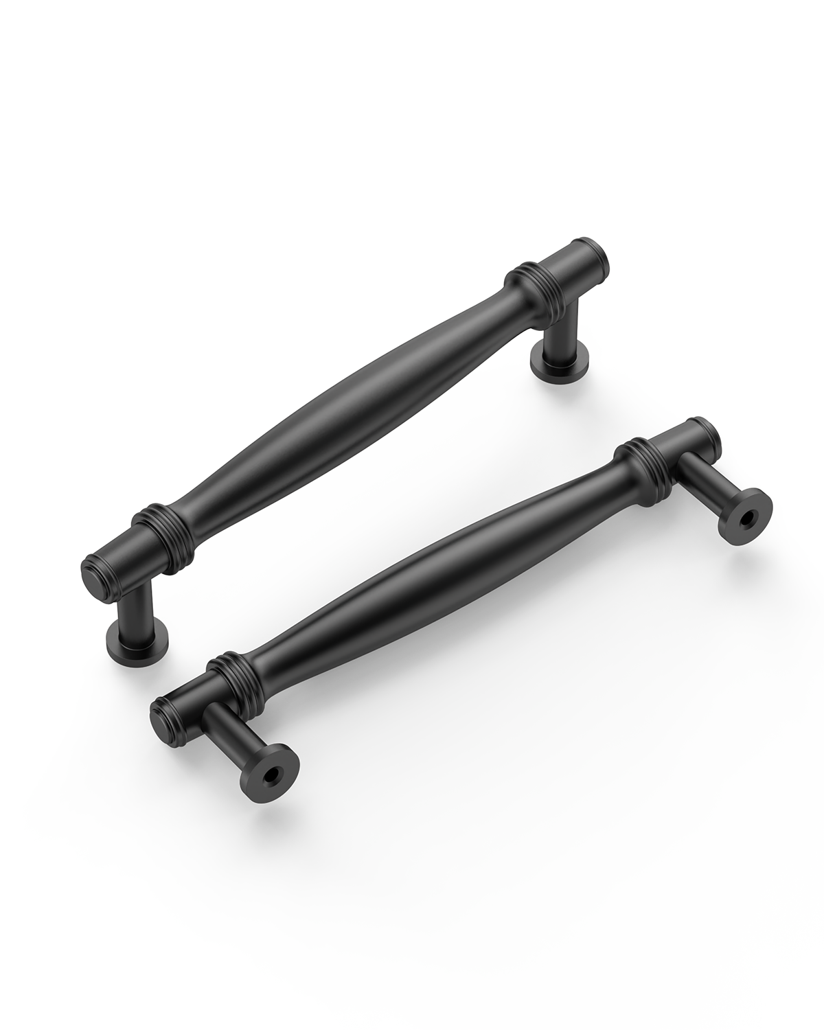 DESIGN4585 Brushed Gold Cabinet Pulls – Modern Organic Tapered Handles for Kitchen Cabinets
