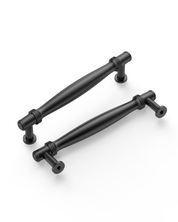 DESIGN4585 Brushed Gold Cabinet Pulls – Modern Organic Tapered Handles for Kitchen Cabinets