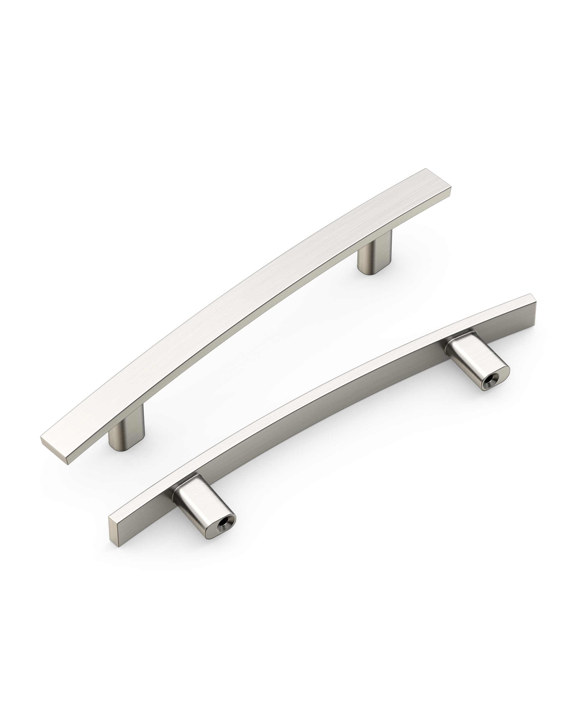 DESIGN3046 Brushed Gold Cabinet Handles | Sleek, Durable, and Easy to Install for Cabinets, Drawers & Closets