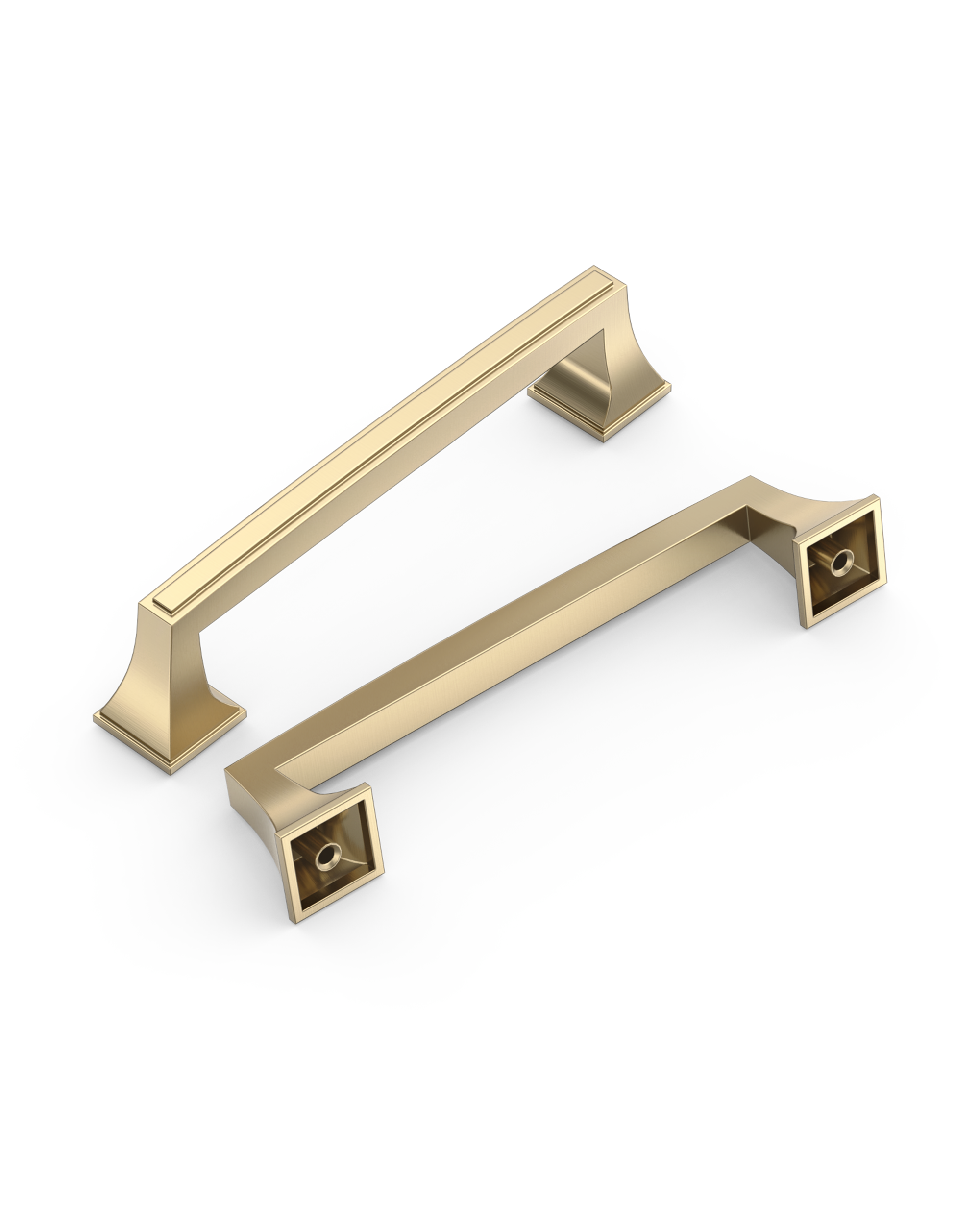 DESIGN3067 Modern Transitional Cabinet Pulls – Brushed Satin Nickel, Sleek & Timeless