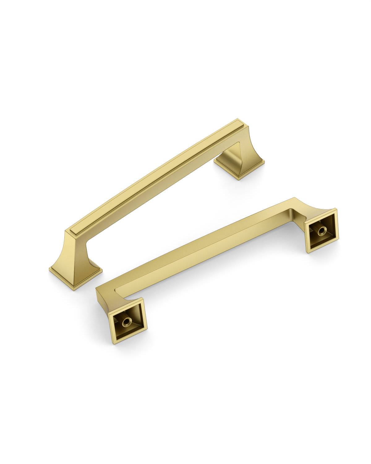 DESIGN3067 Modern Transitional Cabinet Pulls – Brushed Satin Nickel, Sleek & Timeless