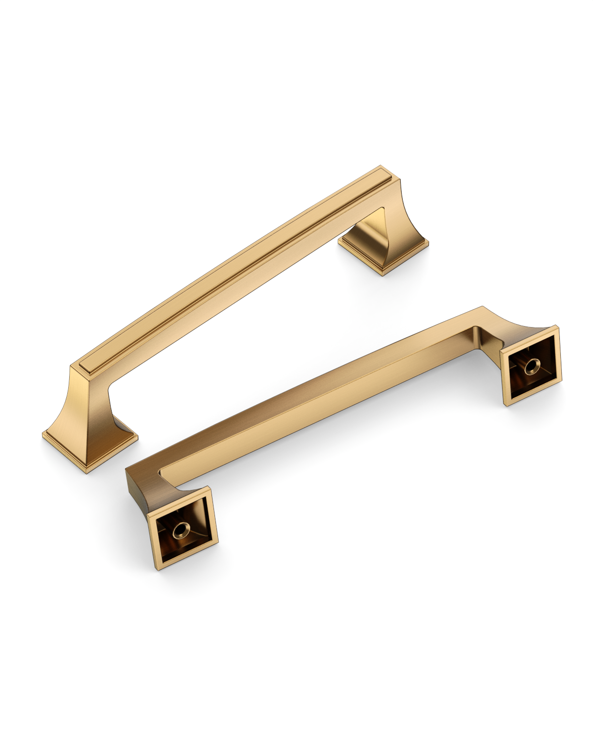 DESIGN3067 Modern Transitional Cabinet Pulls – Brushed Satin Nickel, Sleek & Timeless