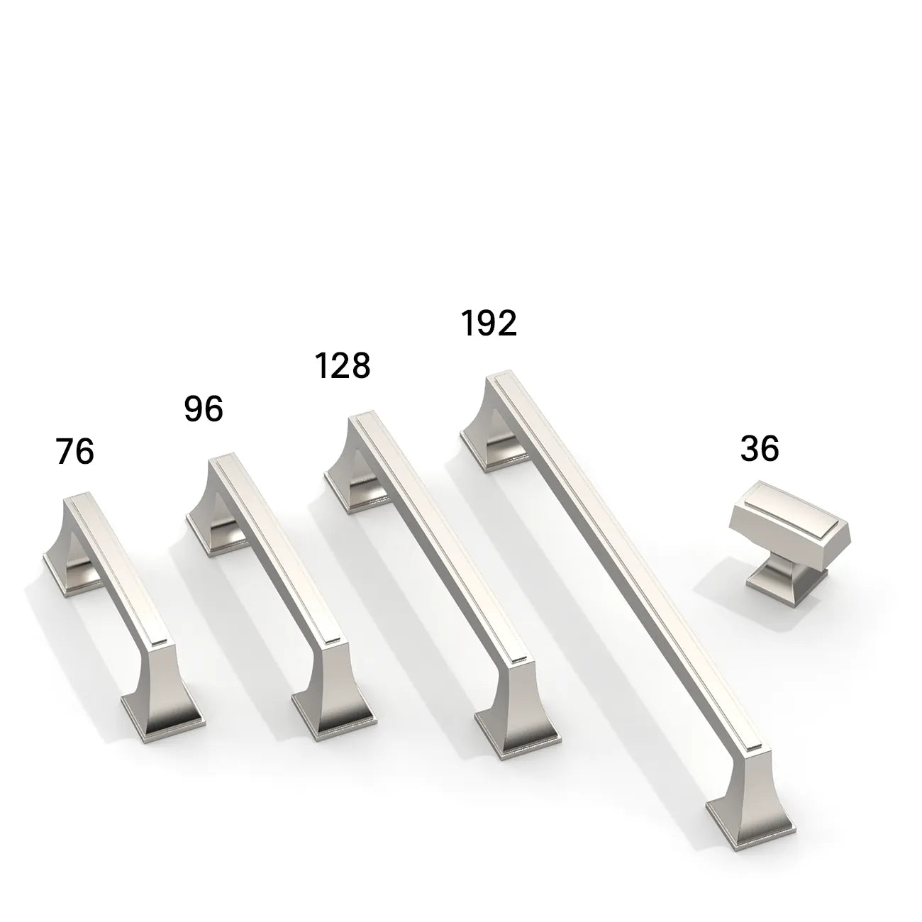 DESIGN3067 Solid Cabinet Pulls – Sleek Handles for Drawers & Cupboards