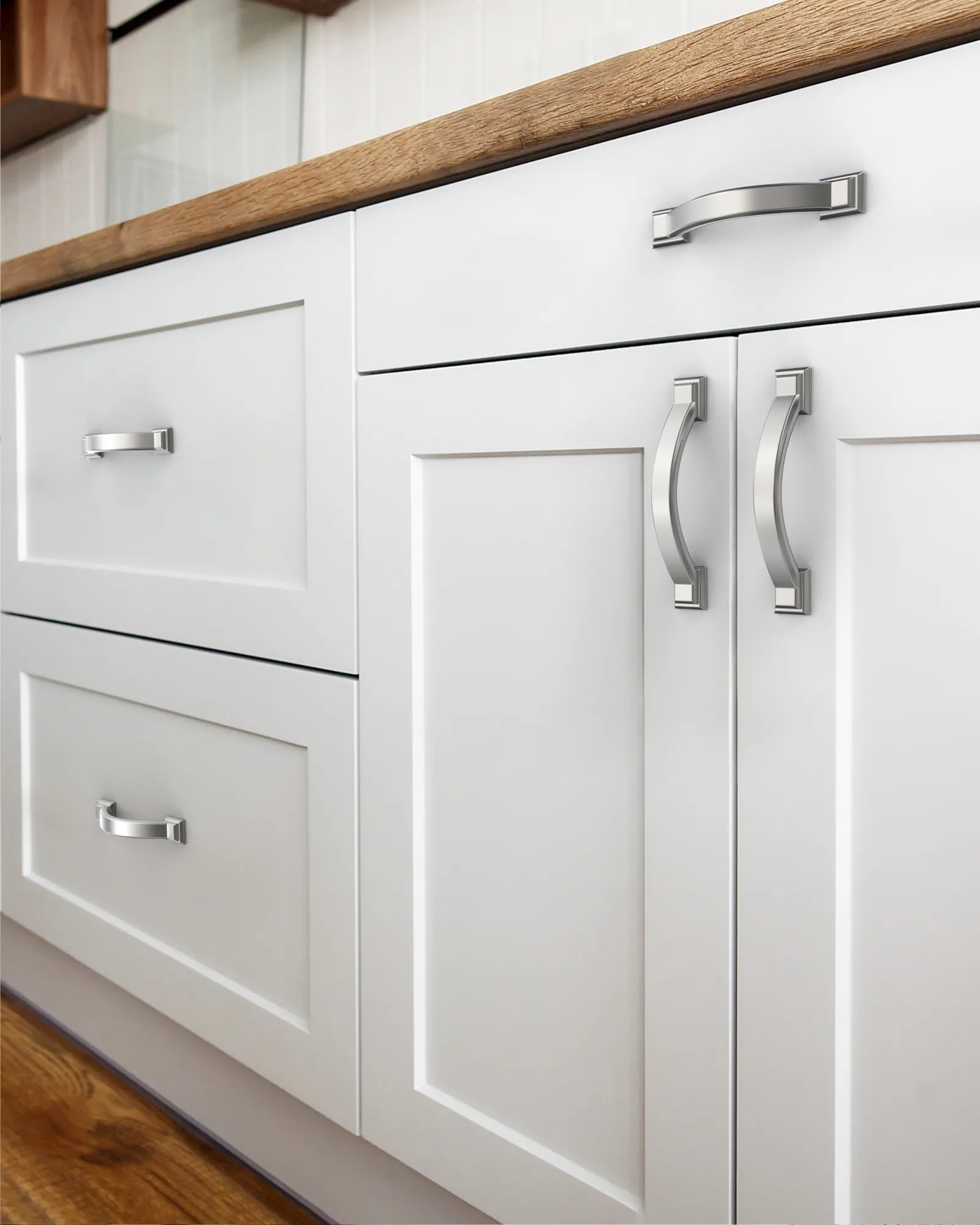 DESIGN3150 Solid Cabinet Handles | Durable & Easy Install for Kitchens, Bathrooms & Closets