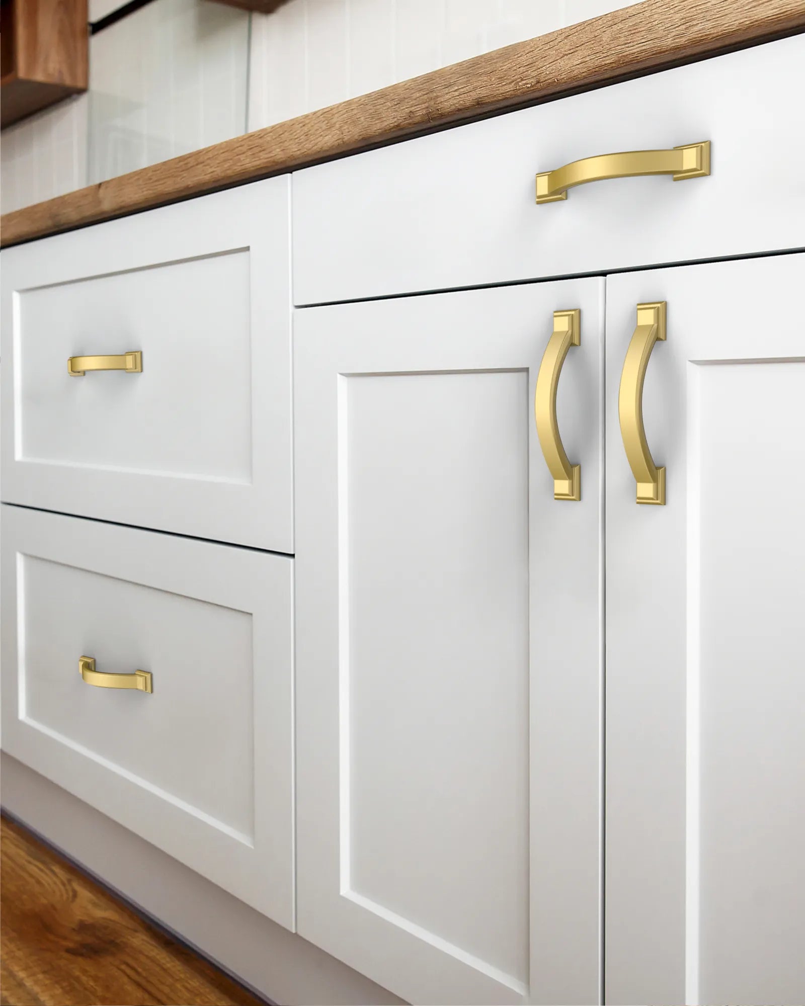 DESIGN3150 Solid Cabinet Handles | Durable & Easy Install for Kitchens, Bathrooms & Closets
